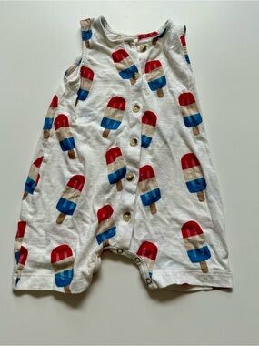 SIIX 100% Organic Cotton Baby Romper 6-12m